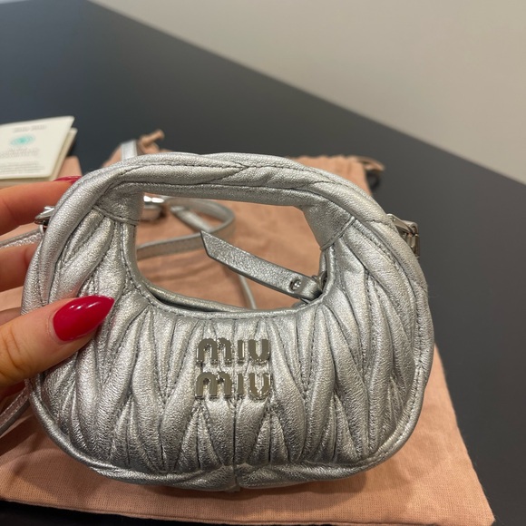 Miu miu micro wander silver bag - Picture 2 of 5